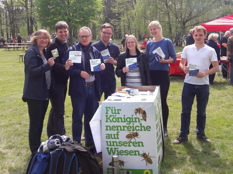 1. Mai auf der Insel in Eisenhüttenstadt