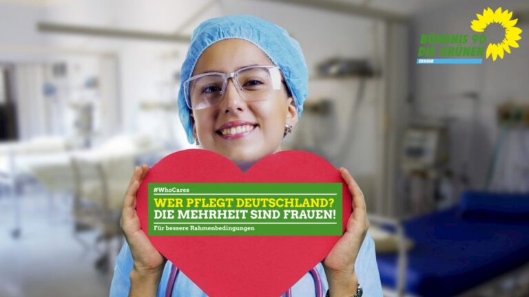 Wer pflegt Deutschland?  Die Mehrheit sind Frauen!