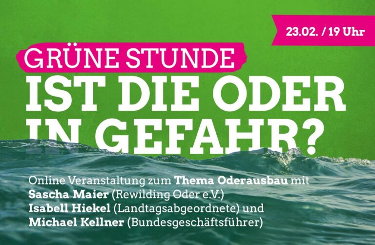 Informationsveranstaltung zum Oderausbau