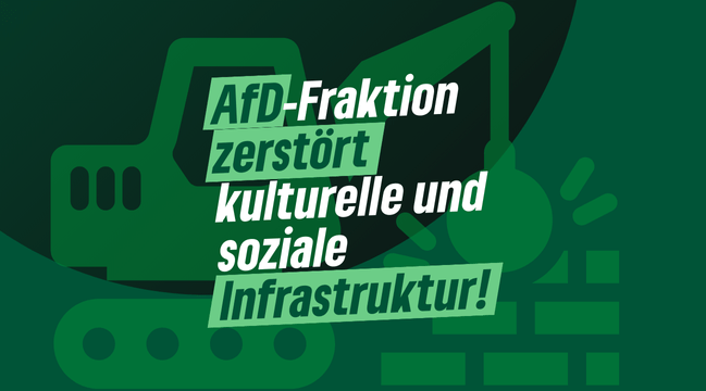 Kein Kahlschlag bei Kultur, Infrastruktur und sozialen Angeboten mit BÜNDNIS 90/DIE GRÜNEN