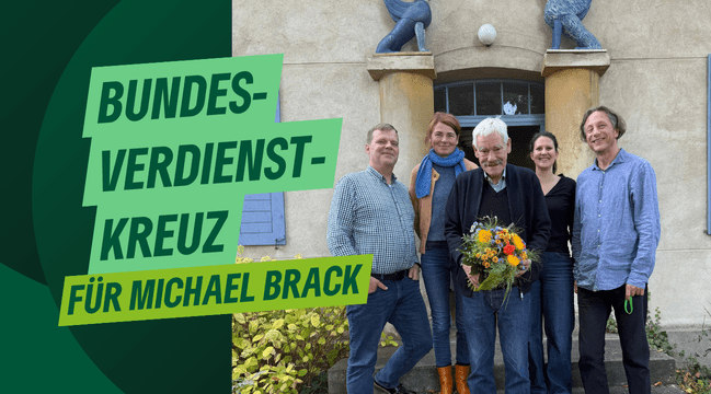 Bundesverdienstkreuz für Grünen-Mitglied Michael Brack